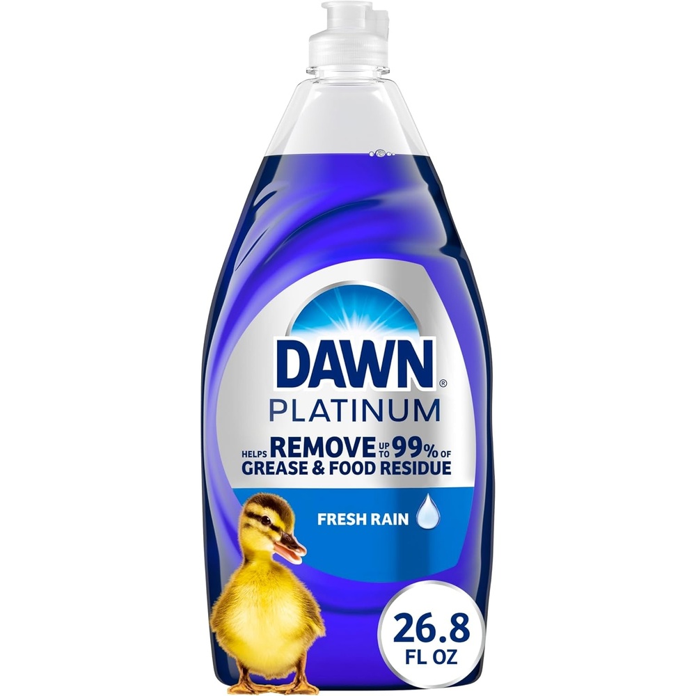 image:imageDawn Platinum Liquid Dish Soap Dishwashing Liquid Grease Removal Fresh Rain 268oz