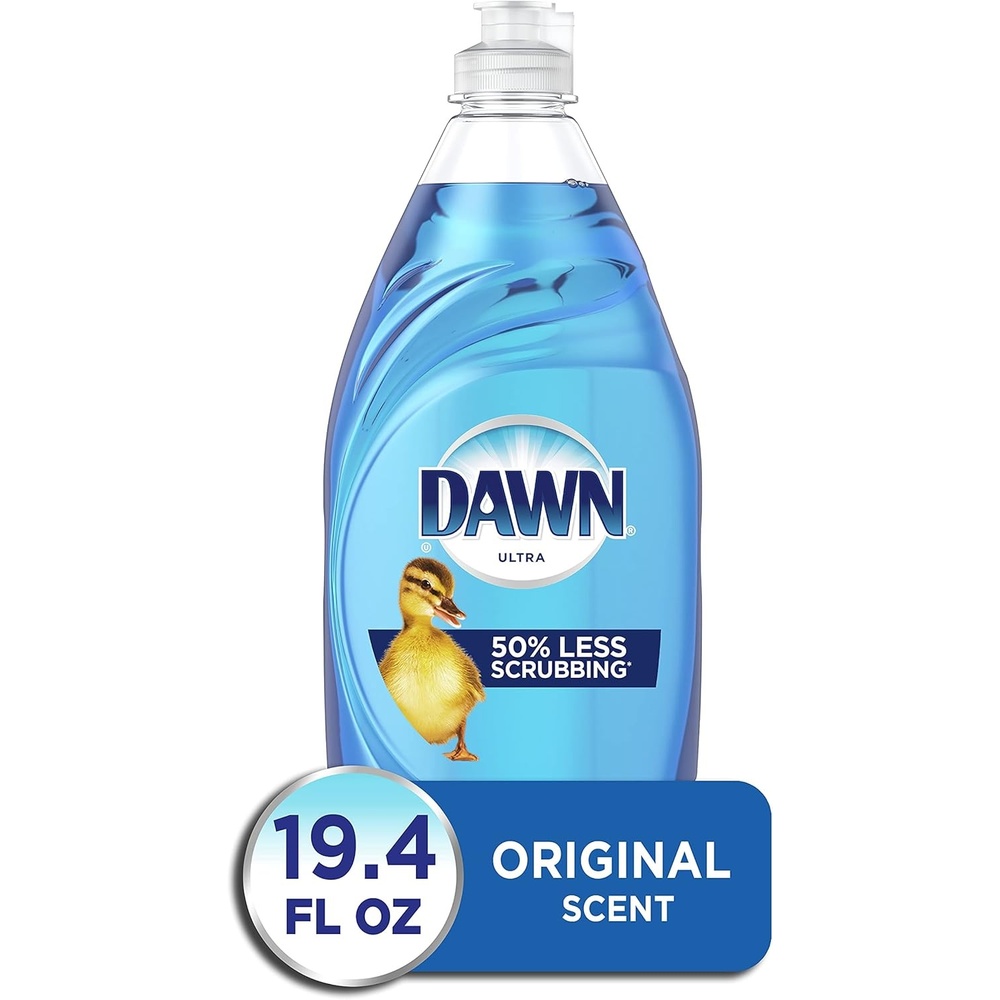 image:imageDawn Ultra Dish Soap Refill Jug Large Size Original Blue Liquid Dishwashing Detergent Powerful Dish Soap for Grease 515oz Pack of 2194 Fl Oz Pack of 1