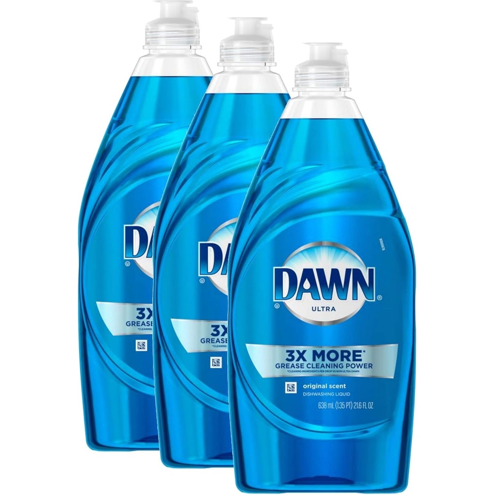 image:imageDawn Ultra Dish Soap Refill Jug Large Size Original Blue Liquid Dishwashing Detergent Powerful Dish Soap for Grease 515oz Pack of 224 Fl Oz Pack of 3