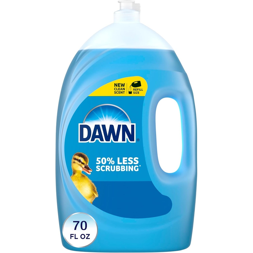 image:imageDawn Ultra Dish Soap Refill Jug Large Size Original Blue Liquid Dishwashing Detergent Powerful Dish Soap for Grease 515oz Pack of 270 Fl Oz Pack of 1