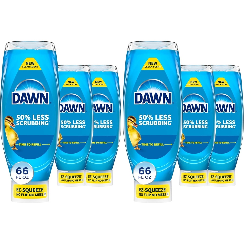 image:imageDawn Ultra EZSqueeze Dish Soap Dishwashing Liquid Original 3x22oz22 Fl Oz Pack of 6