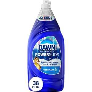 Dawn Platinum Plus PowerSuds Liquid Dish Soap, 38 oz. Bottle