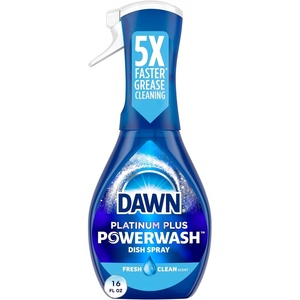 Dawn Platinum Powerwash Dish Spray, Dish Soap, Fresh Scent, 16 Fl Oz(Fresh)