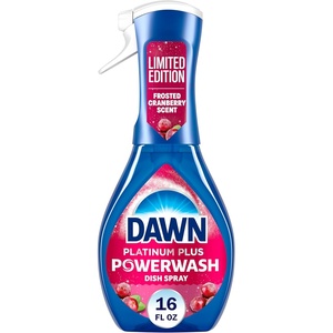 Dawn Powerwash Spray, Dish Soap, Dishwashing Liquid, Cleaning Supplies, Frosted Cranberry, 1 Starter Kit, 16 Fl Oz(16 Fl Oz (Pack of 1))