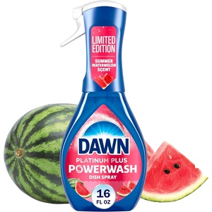 Dawn Powerwash Spray, Dish Soap, Dishwashing Liquid, Summer Watermelon, 1 Starter Kit, 16 Fl Oz(16 Fl Oz (Pack of 1))
