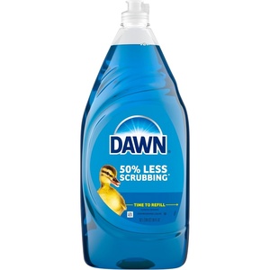 Dawn Ultra Dish Soap Refill Jug Large Size Original Blue Liquid Dishwashing Detergent, Powerful Dish Soap for Grease, 51.5oz (Pack of 2)(38 Fl Oz (Pack of 1))