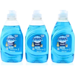 Dawn Ultra Dish Soap Refill Jug Large Size Original Blue Liquid Dishwashing Detergent, Powerful Dish Soap for Grease, 51.5oz (Pack of 2)(7 Fl Oz (Pack of 3))
