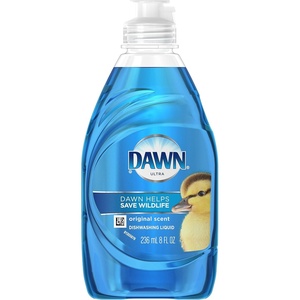 Dawn Ultra Dish Soap Refill Jug Large Size Original Blue Liquid Dishwashing Detergent, Powerful Dish Soap for Grease, 51.5oz (Pack of 2)(8 Fl Oz (Pack of 1))