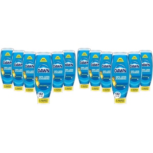 Dawn Ultra EZ-Squeeze Dish Soap Liquid, Dishwashing Liquid, Grease Removal, Upside Down Bottle, Original, 6×22 Fl Oz Bundle(22 Fl Oz (Pack of 12))